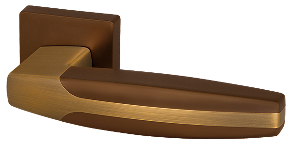 Ручка дверная ARC USQ2 BB/SBB-17 кор.бронза/мат.кор.бронза